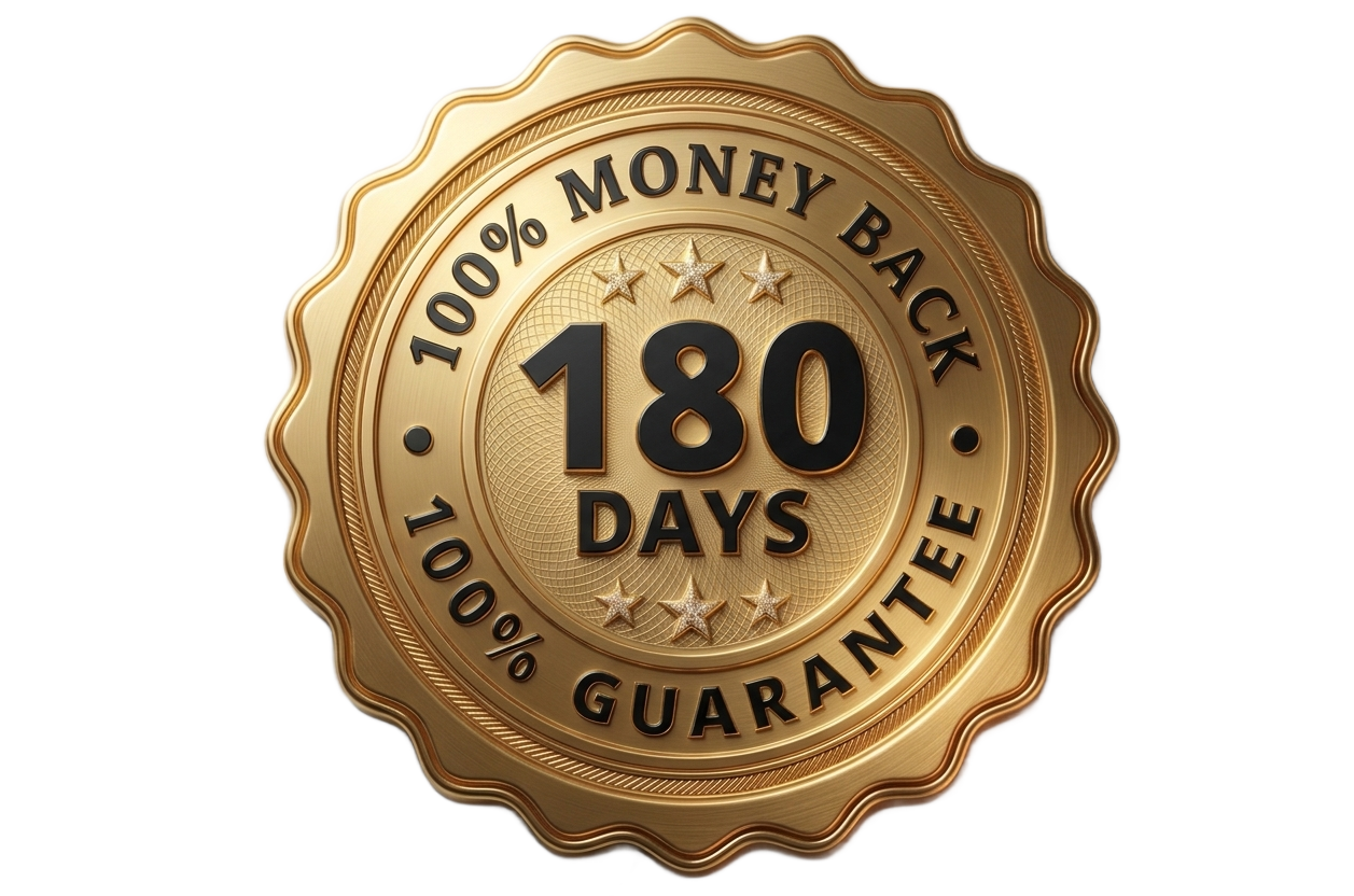  Finessa 100% Satisfaction 180 Days Money Back Guarantee
