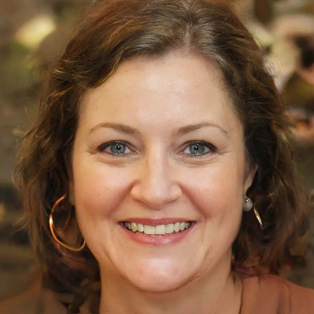 Happy woman  smiling after using Finessa supplement for gut health and weight loss results.